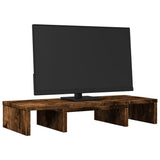 VidaXL monitor standard adjustable 60x24x10.5 cm wood smoked oak