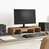 VidaXL monitor standard adjustable 60x24x10.5cm wood artisanal oak