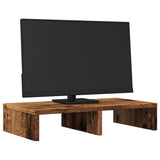 Vidaxl Monitor Standard 50x27x10 cm bearbetat trä gammalt trä -färgat