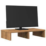 VidaXL monitor standard 50x27x10 cm processed wood artisanal oak color