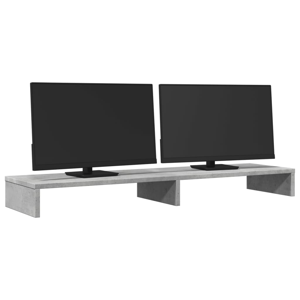 VidaXL monitor standard 100x27x10 cm processed wood concrete price