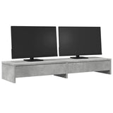 Support de moniteur Vidaxl avec tiroirs 100x27x15 cm