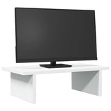 Monitor Vidaxl stojí 50x27x15 cm zpracované dřevo bílé