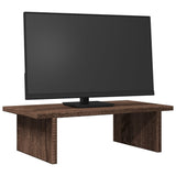 VidaXL monitor standard 50x27x15 cm processed wood brown oak colored