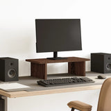 VidaXL monitor standard 50x27x15 cm processed wood brown oak colored