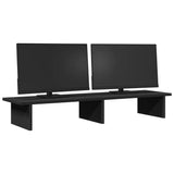 Vidaxl Monitor Standard 100x27x15 cm de madera procesada Negro