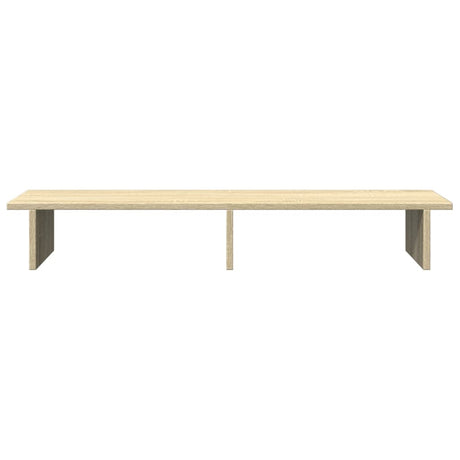 Vidaxl monitorstandaard 100x27x15 cm bewerkt hout sonoma eikenkleurig