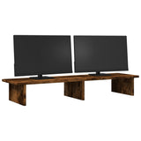 VidaXL monitor standard 100x27x15 cm processed wood smoked oak colored