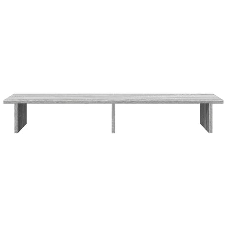 Vidaxl monitorstandaard 100x27x15 cm bewerkt hout grijs sonoma eiken