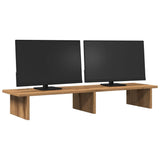 VidaXL Monitor standard 100x27x15 cm Processed wood Artisanal oak