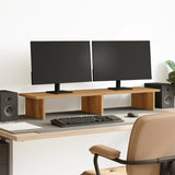 VidaXL Monitor standard 100x27x15 cm Processed wood Artisanal oak