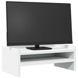 Vidaxl Monitor stand 42x24x16 cm Processed wood white