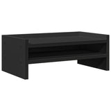 Vidaxl Monitor Stand 42x24x16 cm verarbeitetes Holzschwarz schwarz