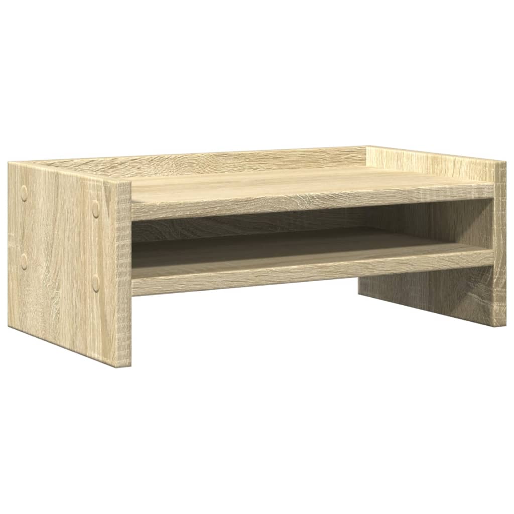 VidaXL monitor stand 42x24x16 cm processed wood sonoma oak colored