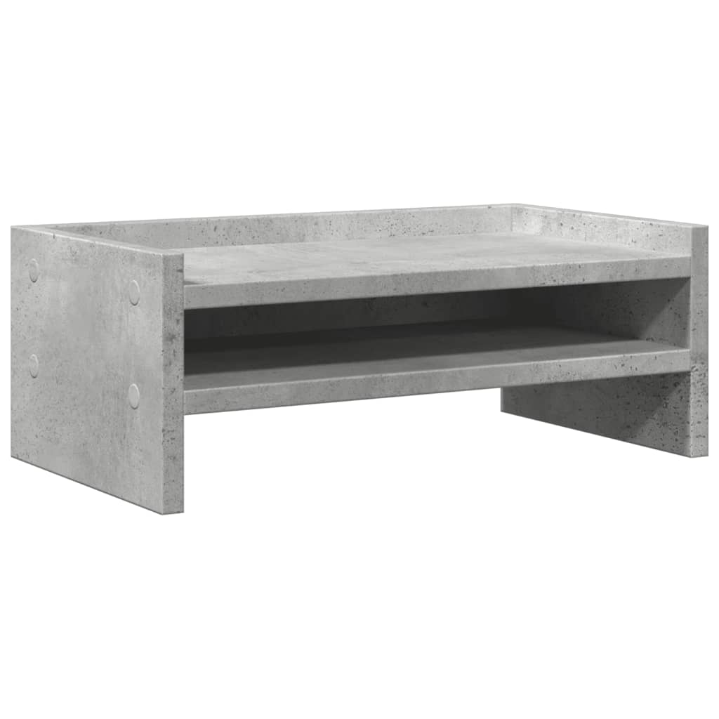 Vidaxl Monitor Stand 42x24x16 cm Betongrijs elaborato