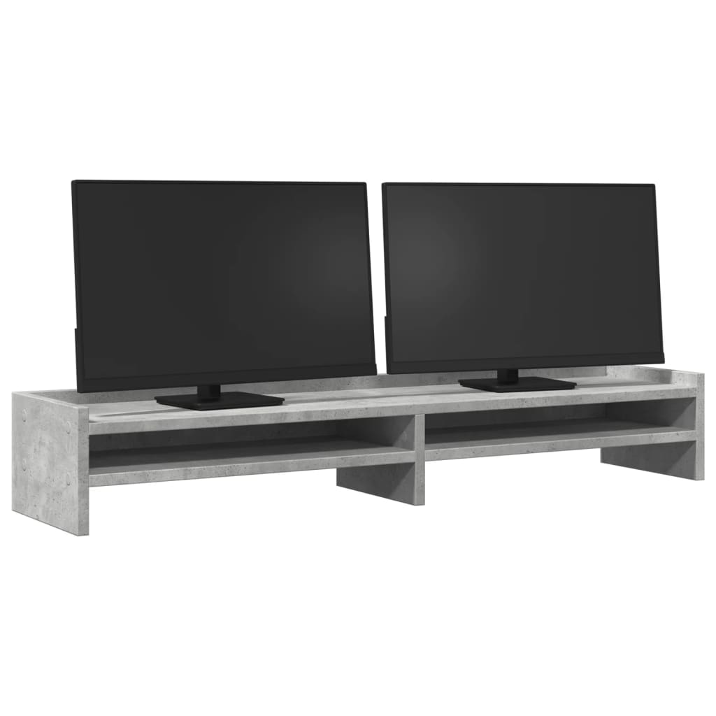 Vidaxl Monitor Standard 100x24x16 cm veraarbechte Holzkonkrete Präis