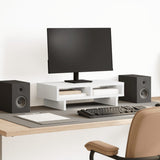 Vidaxl Monitor stands 50x27x15 cm Processed wood white