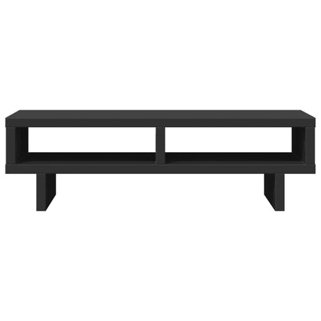 Vidaxl monitorstandaard 50x27x15 cm bewerkt hout zwart