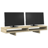 Vidaxl monitorstandaard 100x27x15 cm bewerkt hout sonoma eikenkleurig