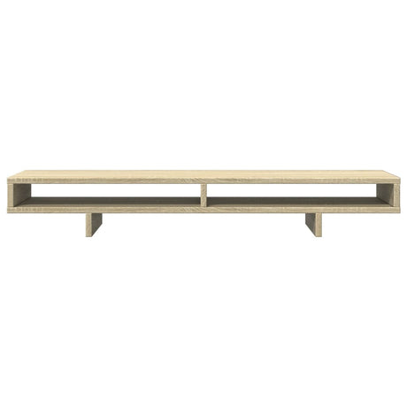 Vidaxl monitorstandaard 100x27x15 cm bewerkt hout sonoma eikenkleurig