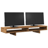 VIDAXL Monitor Standard 100x27x15 cm Legno di legno trasformato Violo colorato