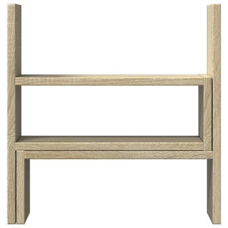 Vidaxl bureau organiser 40x17x41 cm bewerkt hout sonoma eikenkleurig
