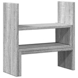 Vidaxl Bureau-organiséieren 40x17x41 CM verschafft Holz Greyoma Oaka