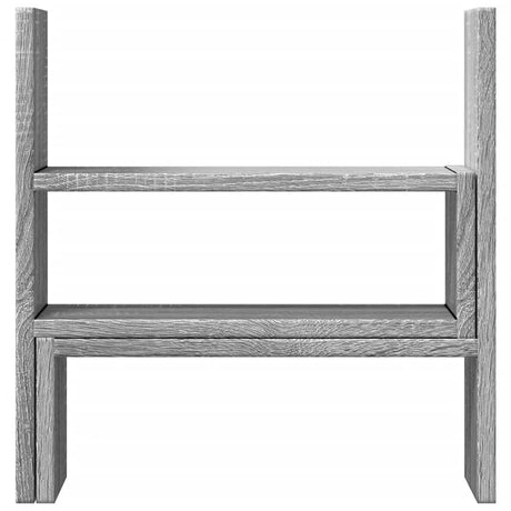 Vidaxl bureau organiser 40x17x41 cm bewerkt hout grijs sonoma eiken