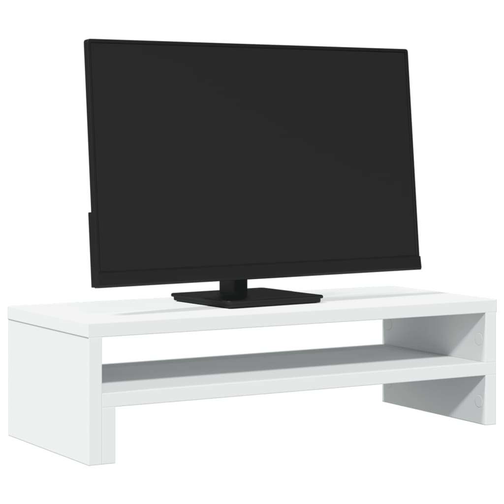 Vidaxl Monitor se encuentra 54x22x15 cm de madera procesada blanca