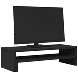 Vidaxl Monitor Standard 54x22x15 cm przetworzone drewniane czerń