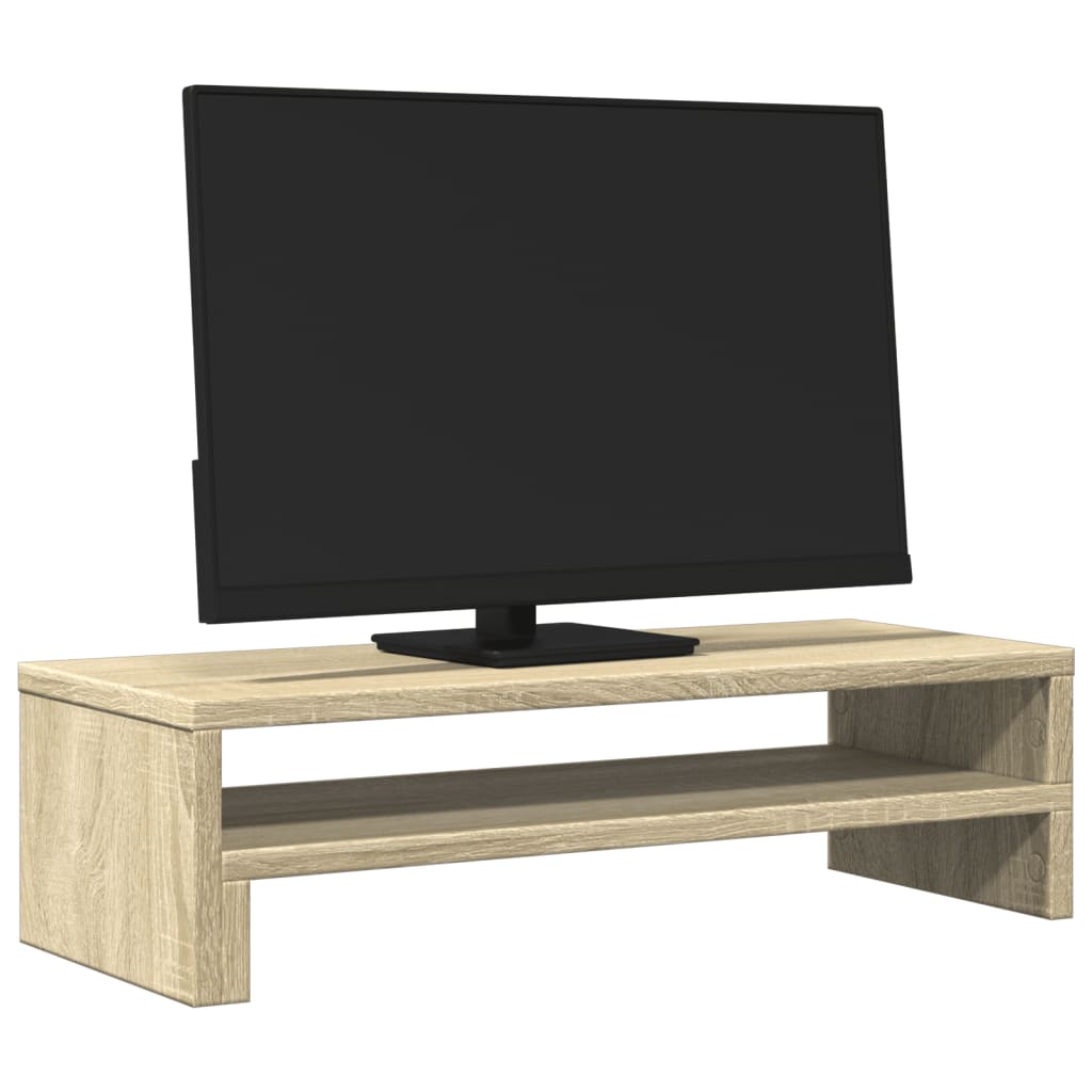 Vidaxl Monitor Standard 54x22x15 cm verarbeitetes Holz Sonoma Eiche gefärbt