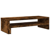 VidaXL monitor standard 54x22x15 cm processed wood smoked oak colored