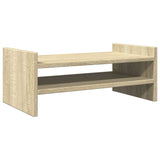 Vidaxl Monitor Stand 50x27x20 cm en bois transformé en chêne sonoma -colored