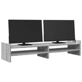 Vidaxl Monitor Standard 100x27x20 cm Zpracované dřevo šedý sonoma dub