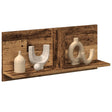 Vidaxl wandkast 70x16,5x30 cm bewerkt hout oud houtkleurig