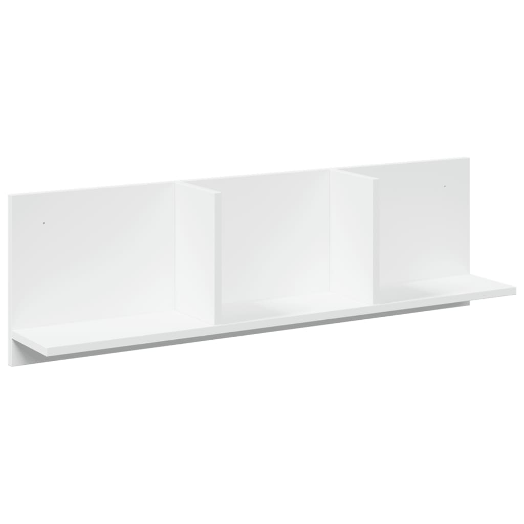 Vidaxl wandkast 100x16,5x30 cm bewerkt hout wit