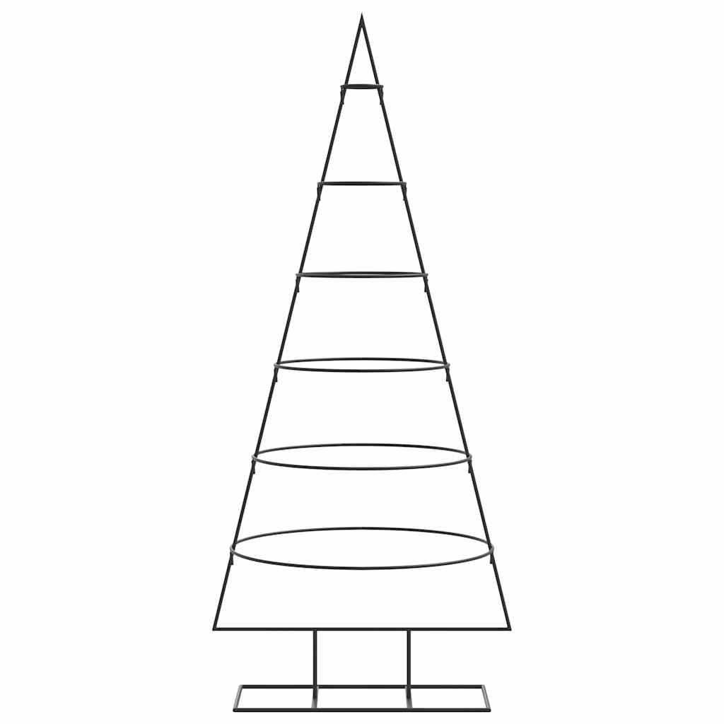 Vidaxl kerstdecoratie kerstboom 150 cm metaal zwart