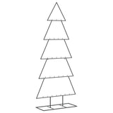Vidaxl kerstdecoratie kerstboom 150 cm metaal zwart