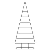 Vidaxl kerstdecoratie kerstboom 150 cm metaal zwart