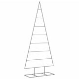 Vidaxl kerstdecoratie kerstboom 210 cm metaal zwart