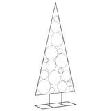 Vidaxl kerstdecoratie kerstboom 180 cm metaal zwart
