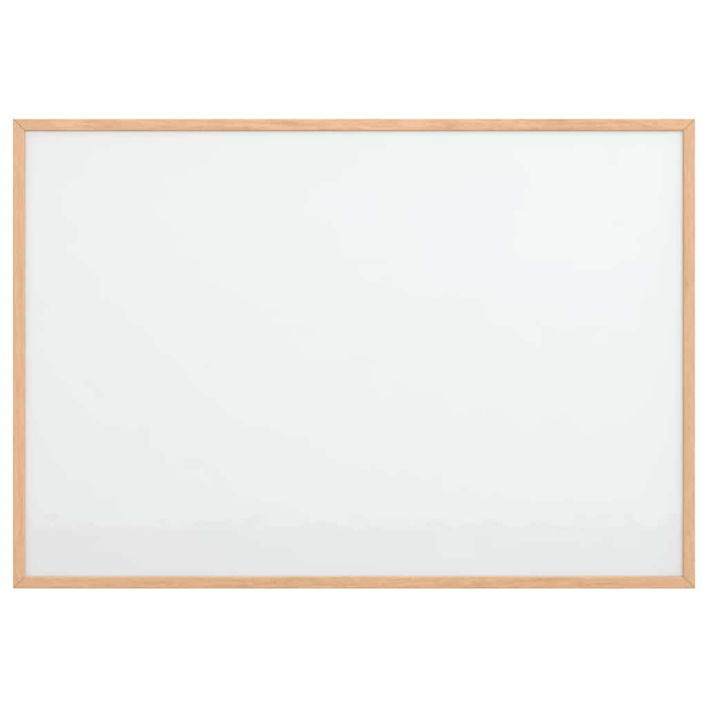 Vidaxl magnetisch whiteboard met massief grenenhouten frame 80x55 cm