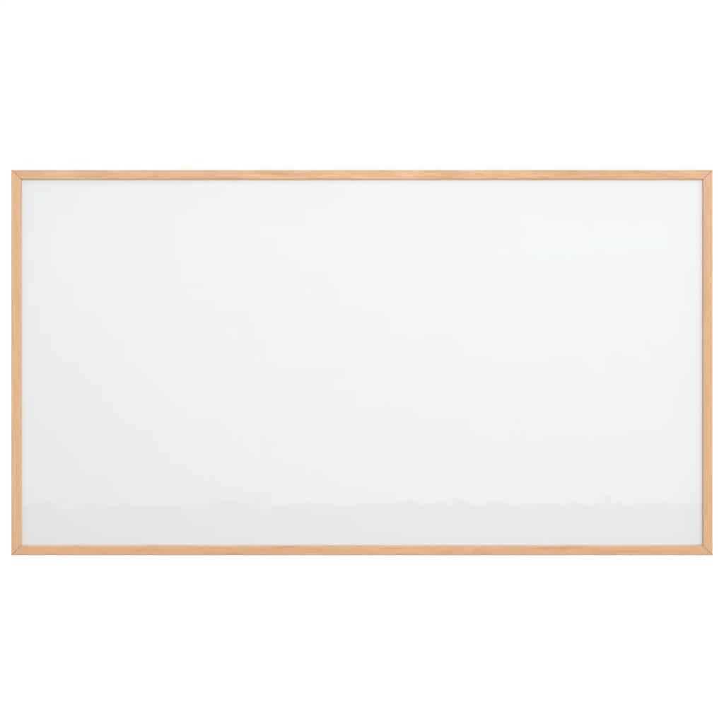 Vidaxl magnetisch whiteboard met massief grenenhouten frame 100x55 cm