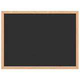 Vidaxl krijtbord met massief grenenhouten frame 40x30 cm zwart