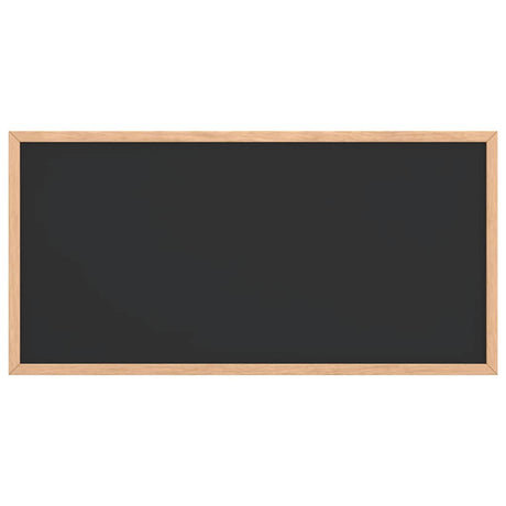 Vidaxl krijtbord met massief grenenhouten frame zwart 60x30 cm
