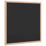 Vidaxl krijtbord met massief grenenhouten lijst 40x40 cm zwart