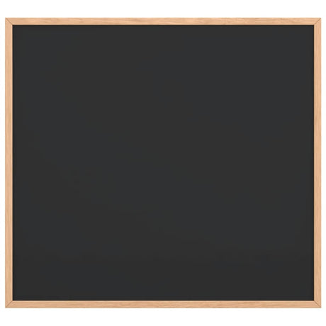Vidaxl krijtbord met massief grenenhouten frame zwart 60x55 cm