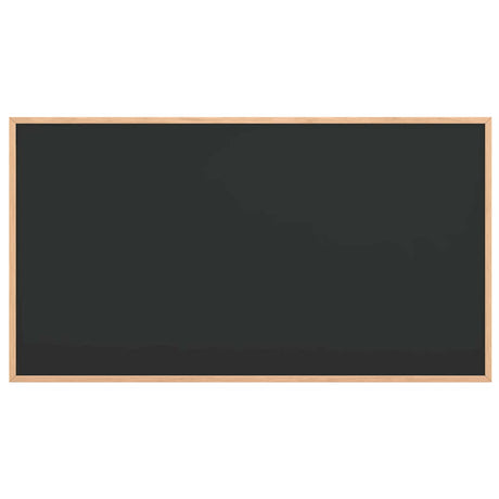 Vidaxl krijtbord met massief grenenhouten frame zwart 100x55 cm