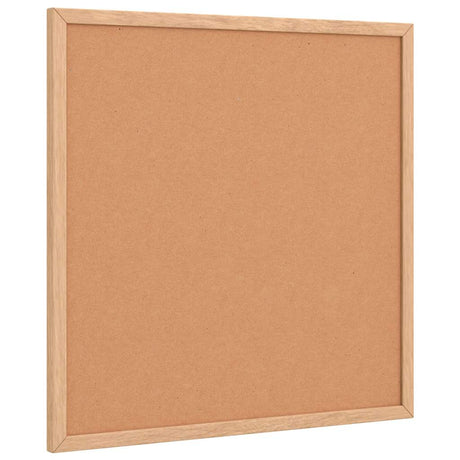 Vidaxl kurkbord met massief grenenhouten frame 40x40 cm