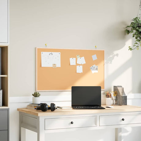 Vidaxl kurkbord met massief grenenhouten frame 100x55 cm